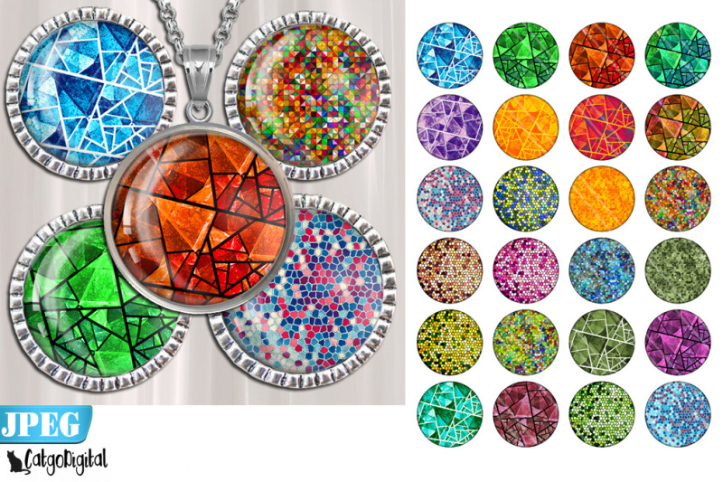 stained-glass-bottle-cap-images-geometric-pattern-circles