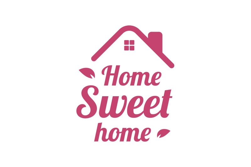 Download Home sweet home text quotes SVG, EPS, PNG By Imaginicon | TheHungryJPEG.com