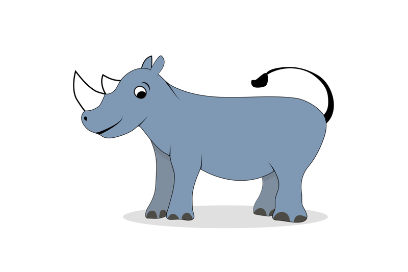 rhinoceros-character-animal