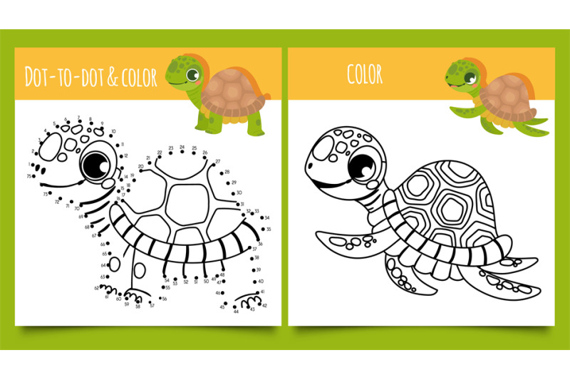 turtle-games-dot-by-dot-and-coloring-game-with-cute-turtles-vector-il