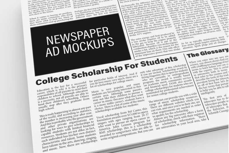 newspaper-advert-mockups