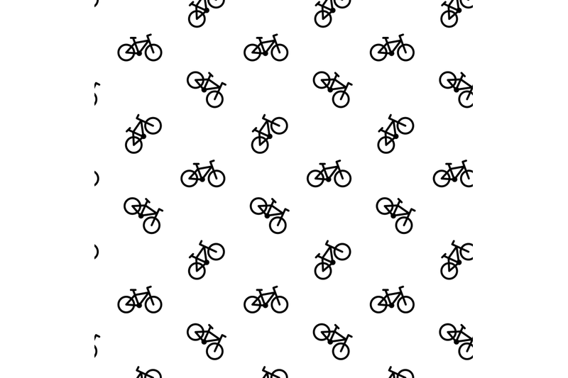 bicycle-seamless-pattern-black-white