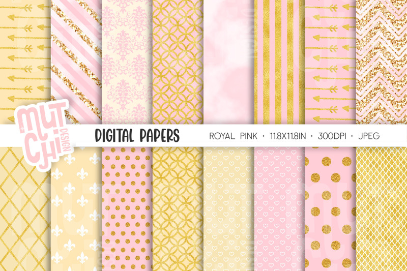 pink-royal-digital-papers