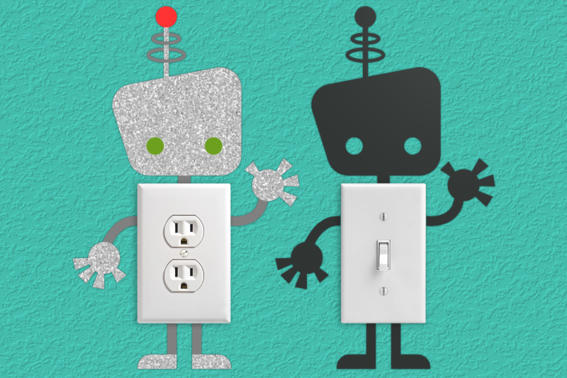robot-light-switch-and-outlet-decoration-svg-png-dxf