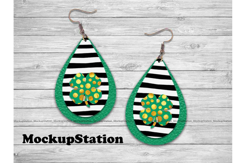 st-patrick-039-s-drop-earring-sublimation-design-bundle-clover-png