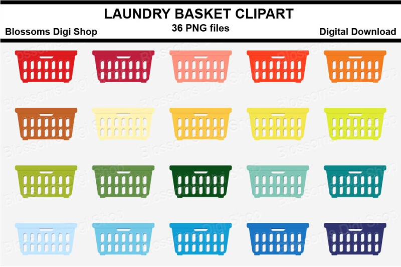 laundry-basket-sticker-clipart-36-files-multi-colours