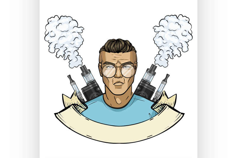 sketch-of-hipster-man-with-vaporizer-cigarette-4