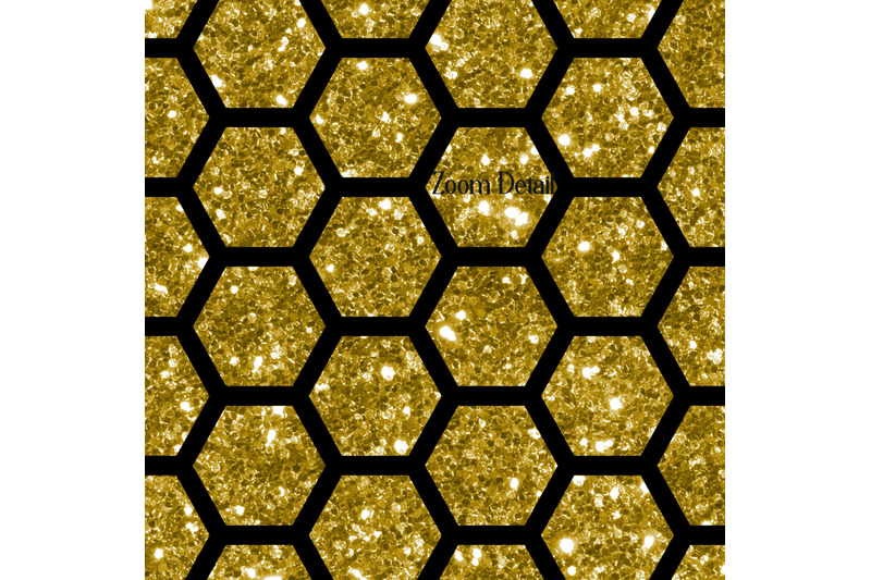 100-seamless-glitter-and-black-honeycomb-bee-digital-papers
