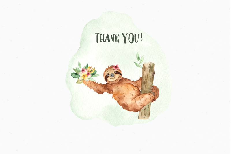 watercolor-sloth-clipart-seamless-patterns-and-pre-made-cards