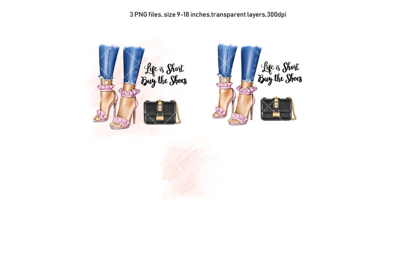 fashion-high-heel-shoes-and-bag-clipart