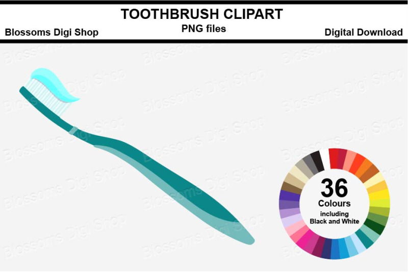 toothbrush-sticker-clipart-36-files-multi-colours
