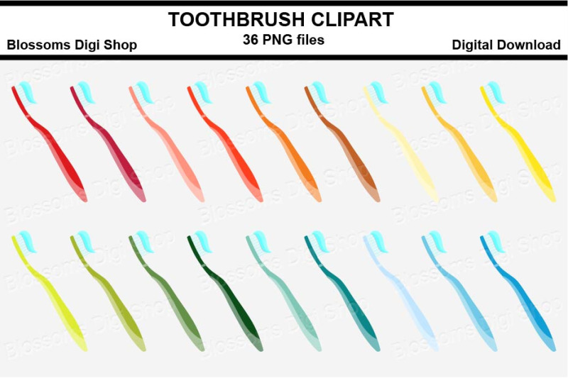 toothbrush-sticker-clipart-36-files-multi-colours