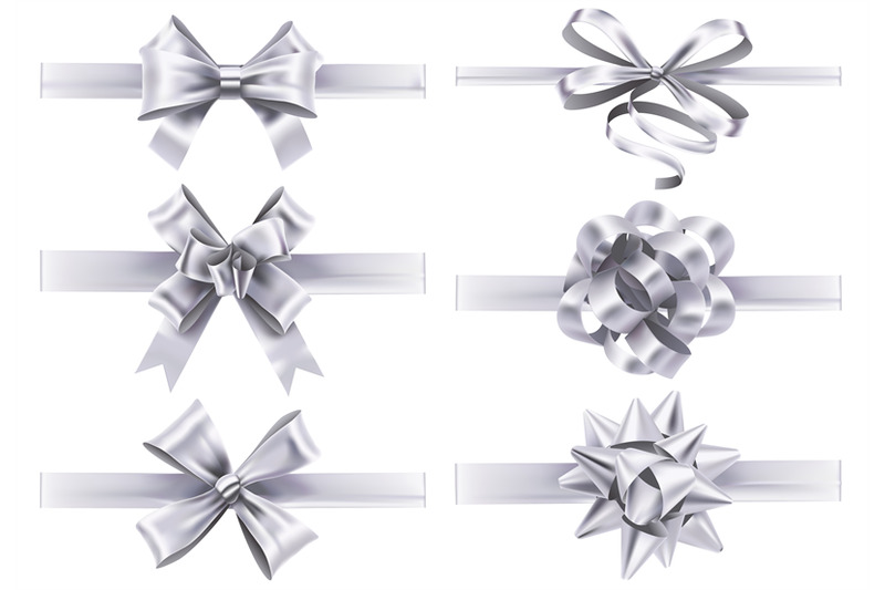 realistic-white-ribbons-with-bows-festive-wrapping-bow-holiday-gift