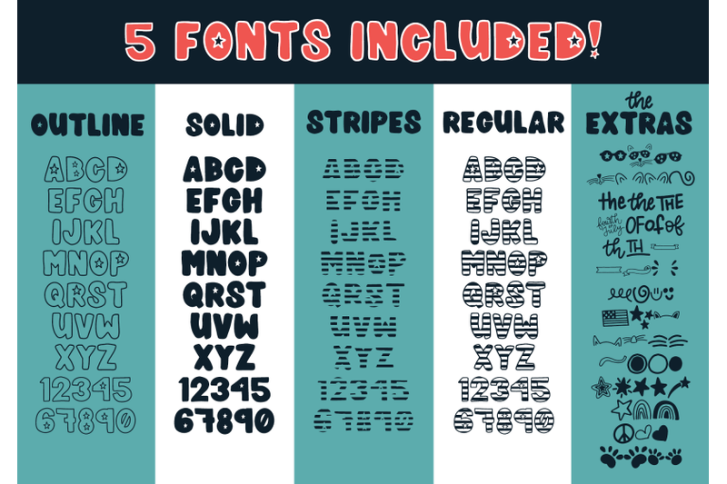 meowica-a-4th-of-july-font-family