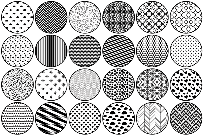 Download 75 Circle Patterns SVG Bundle, Background Pattern SVG Cut Files By Doodle Cloud Studio ...