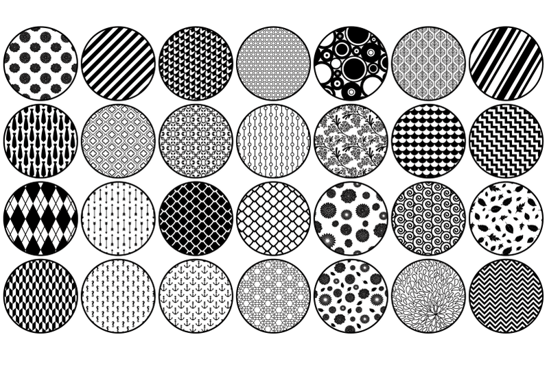 75 Circle Patterns SVG Bundle, Background Pattern SVG Cut Files By ...