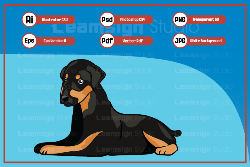 sitting-dog-character-illustration