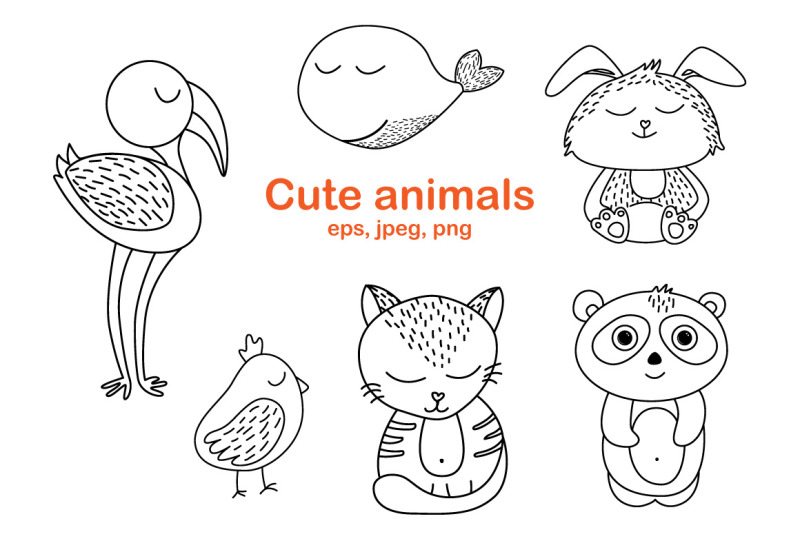 worksheet-animals-coloring-book