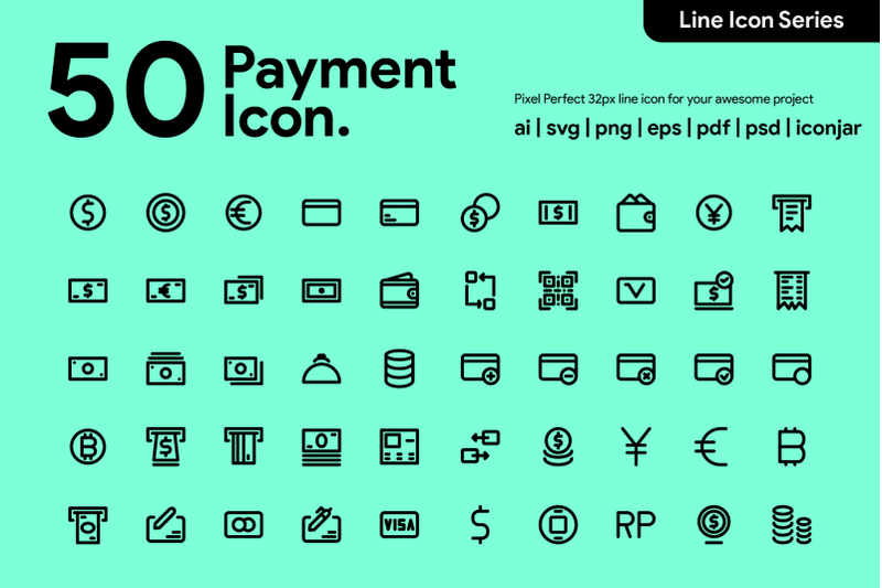 50-payment-icon-line