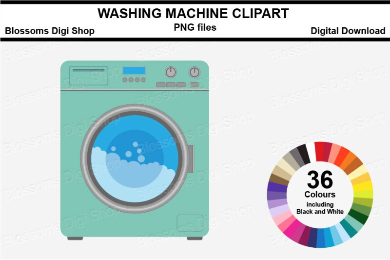 washing-machine-sticker-clipart-36-files-multi-colours