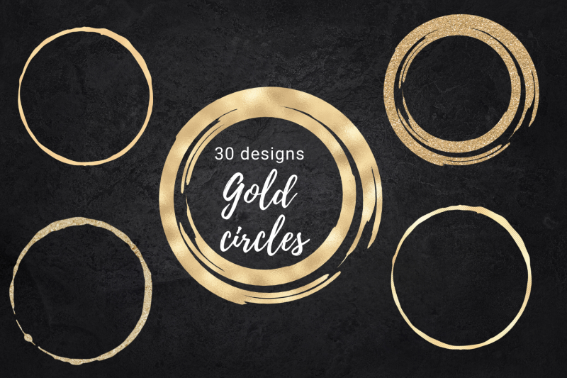 gold-and-glitter-circles-for-logo-round-gold-dot-roud-gold-frame