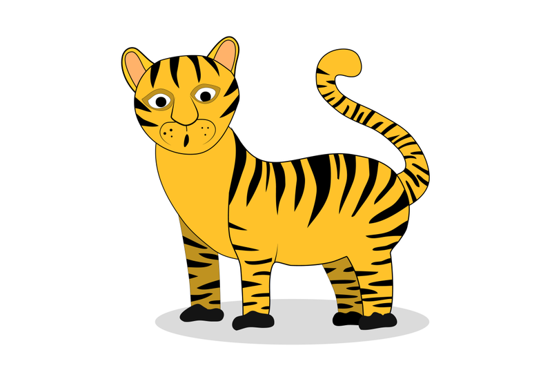 tiger-character-vector