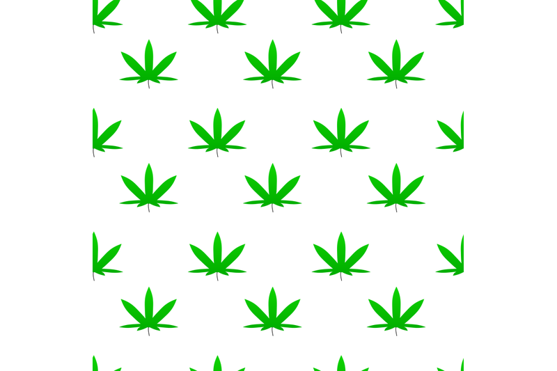 green-weed-cannabis-leaf-pattern-vector