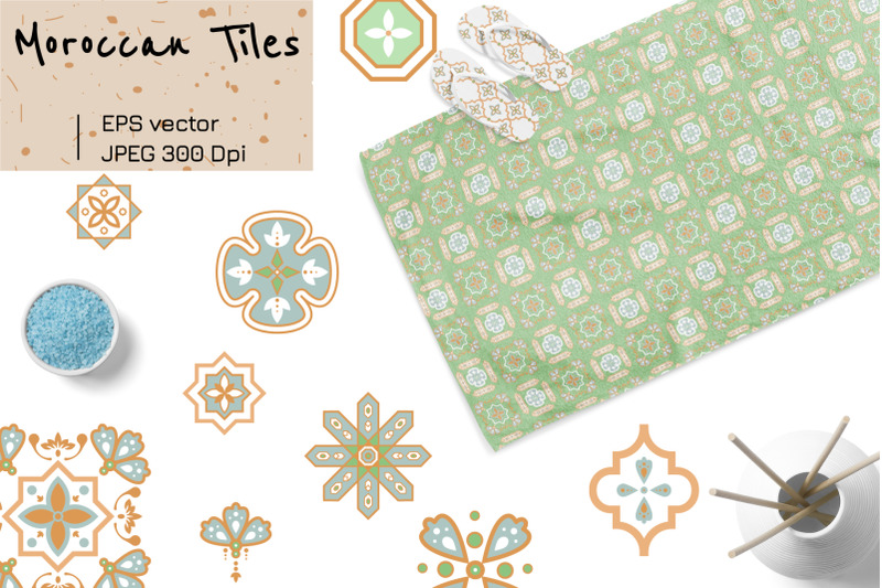 quot-moroccan-tiles-quot-seamless-patterns