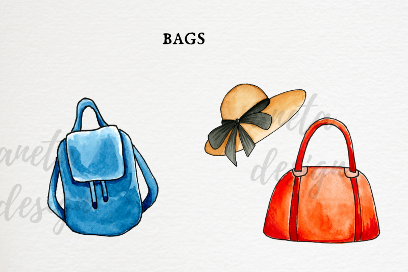 watercolor-travel-clip-art-watercolor-summer-suitcases-and-bags