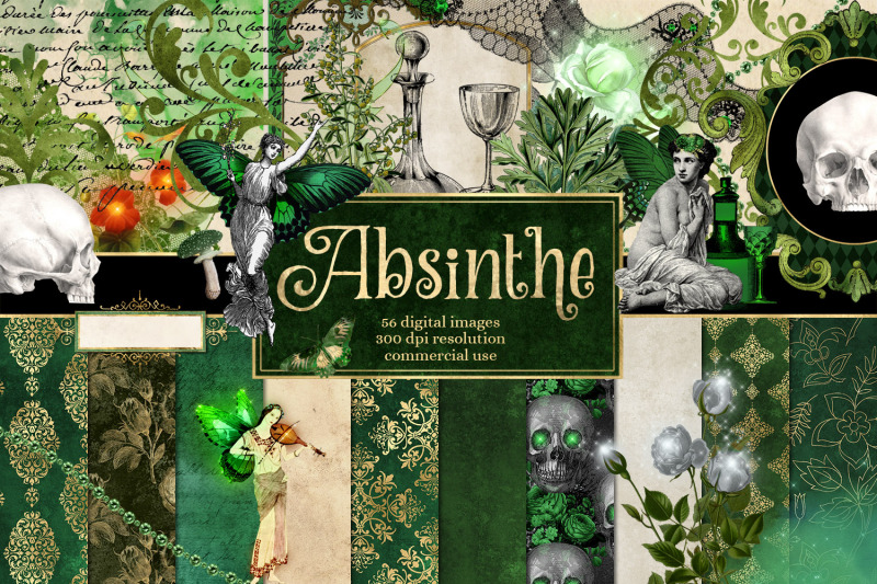 absinthe-digital-scrapbook-kit