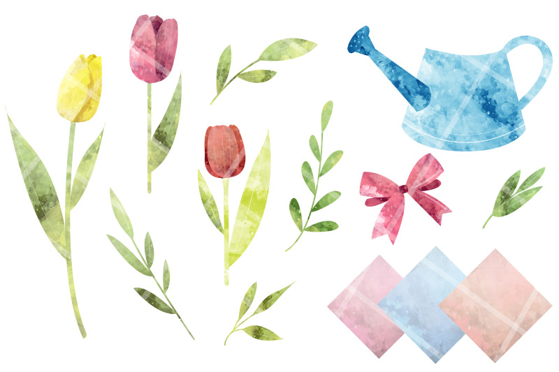 springtime-watercolor-set