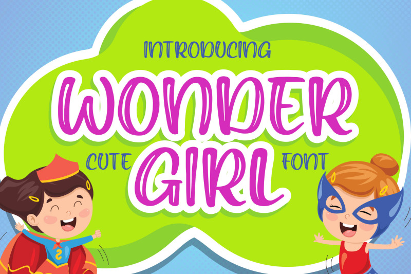 wonder-girl-cute-font