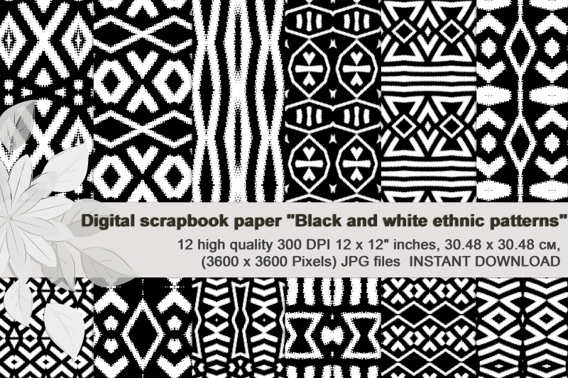 black-white-aztec-ethnic-patterns-digital-scrapbook-paper
