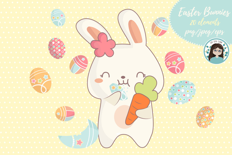 easter-kawaii-bunnies