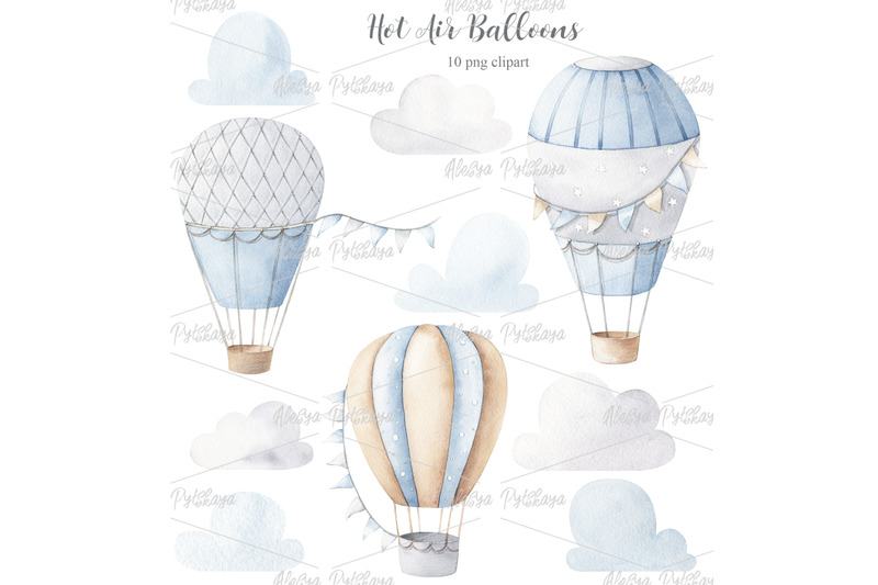watercolor-hot-air-balloons