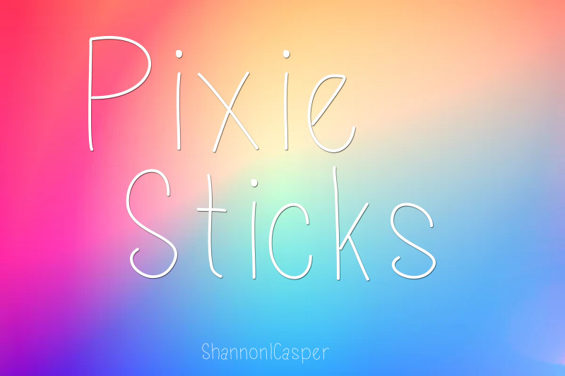 pixie-sticks-thin-country-font