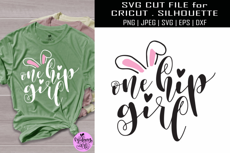 Download One hip girl svg, easter shirt svg By Midmagart | TheHungryJPEG.com