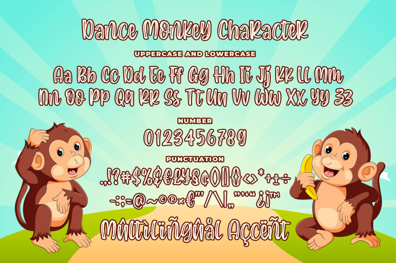 dance-monkey-a-quirky-font