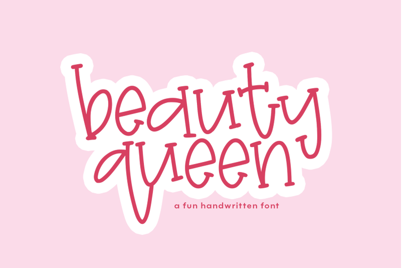 beauty-queen-fun-handwritten-font