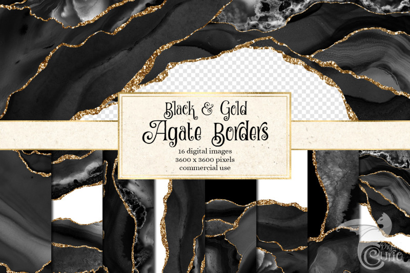 black-and-gold-agate-borders