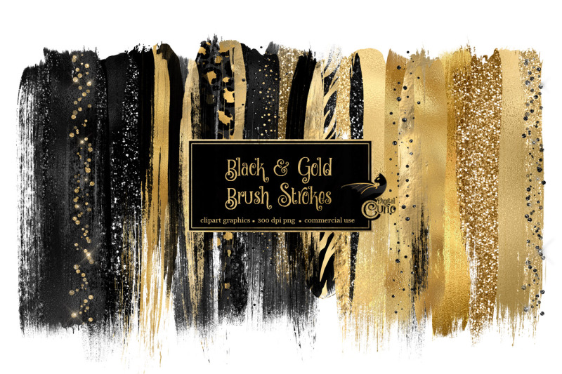 black-and-gold-brush-strokes-clipart