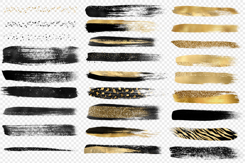 black-and-gold-brush-strokes-clipart