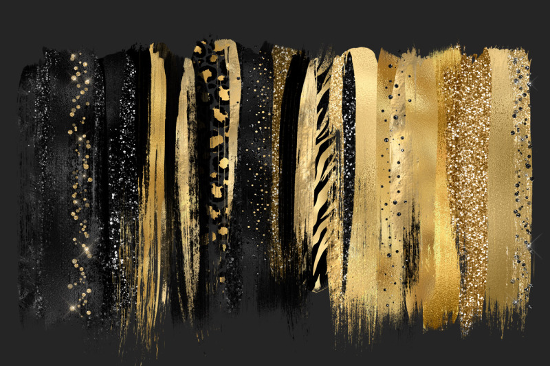 black-and-gold-brush-strokes-clipart