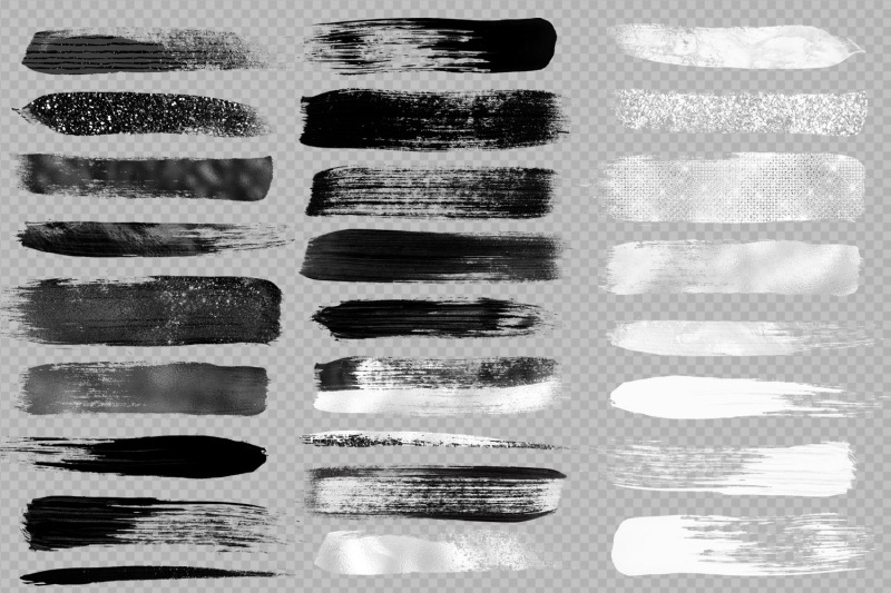 black-and-white-brush-strokes-clipart