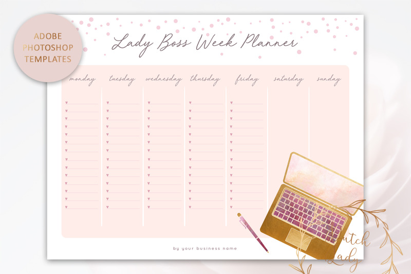 lady-boss-planner-pack-templates