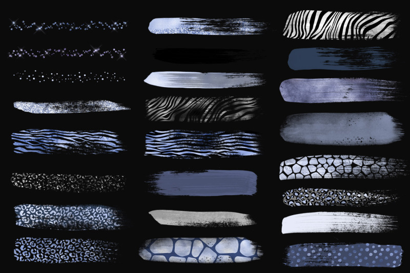 blue-safari-brush-strokes-clipart