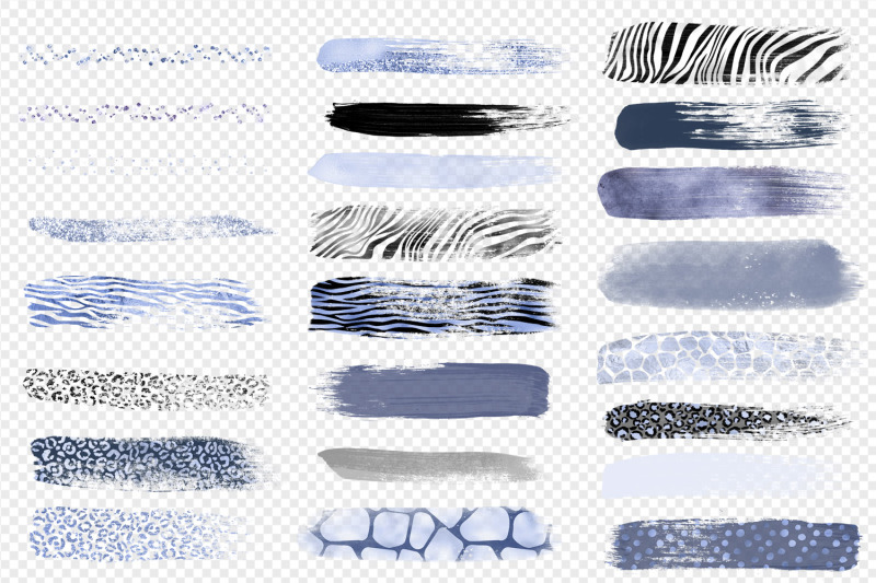 blue-safari-brush-strokes-clipart