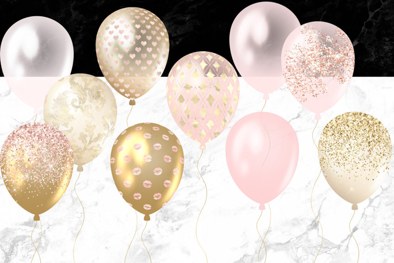 blush-and-gold-balloons-clipart