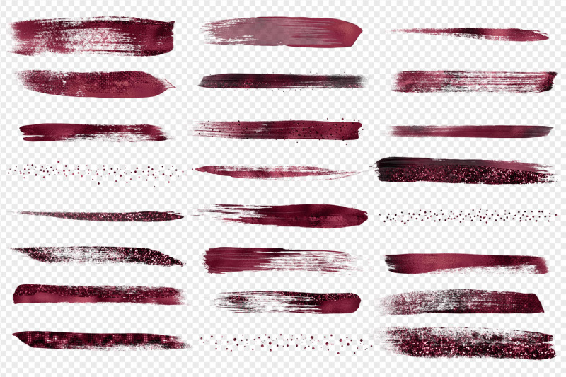 burgundy-brush-strokes-clipart