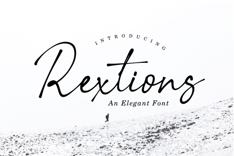 rextions-an-elegant-font